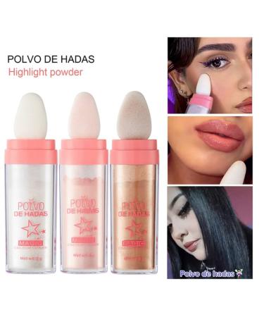 Reddhoon 3-Piece Highlighter Powder Stick Set - Body Glitter Makeup for Face, Body, and Hair - Buy Online on SooperMarket.com
