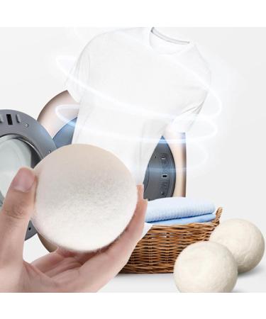 Efficient Laundry Drying Ball Quick Drying Laundry Ball Fabric Softener Wool Ball Wool Dryer Ball Set of 6pcs Efficient Fabric - Buy Online on SooperMarket.com