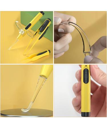 FRCOLOR 2pcs Ear Wax Removal Kit with LED | Ear Cleaning Tool Set | Yellow | 14x2x2cm - Buy Online on SooperMarket.com