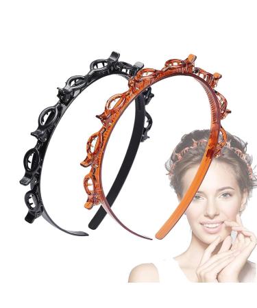 LICHUANUK 2 Piece Hairband Clip Hairpin Double Bangs Double Bangs Hairstyle Double Bangs Double Bangs Hairpin Double Bangs Hairpins