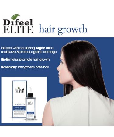 Difeel Elite ProGrowth Hair Treatment with Biotin, Argan, and Rosemary Oils - 3 oz | Hair Growth Solution - Buy Online on SooperMarket.com