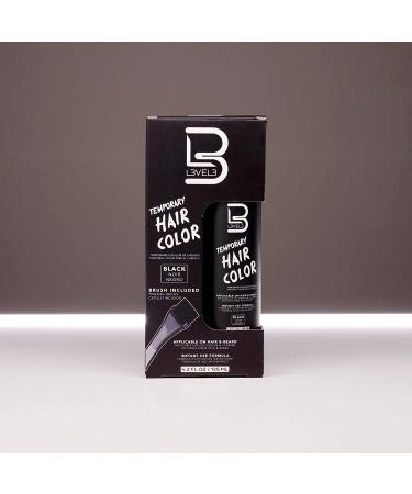 Level 3 Temporary Beard Color for Black Hair Beards | Easy Application, No Mixing | Natural-Looking Black Dye for Full Beard - Buy Online on SooperMarket.com