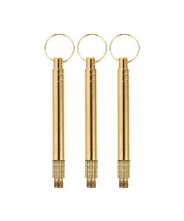 Healeved 3pcs Yellow Comfortable Supplies Cleaning Spoons Earwax Picking Reusable Attached Cleansing Pick: Clean Useful Remover Picks Tools Curette Removal Spoon Keychain Pickers