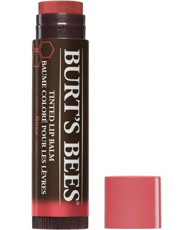 Burt's Bees Hydrating Lip Balm for Dry Chapped and Cracked Lips Mother's Day Gift & Tinted Lip Balm Rose Mother's Day Gift Gift for Mom 100% Natural - 1 Tube (Packaging may vary) Lip Balm + LIP_BALM HU-XI-178 - Buy Online on SooperMarket.com