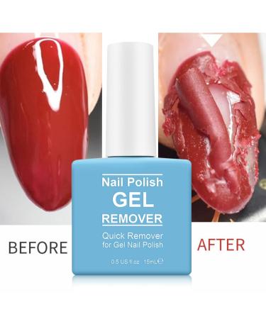 Quick Gel Nail Polish Remover Set | Shape N Buff & Cuticle Pusher | Effortless 2-5 Min Removal | Colorful Nail Care Essentials - Buy Online on SooperMarket.com
