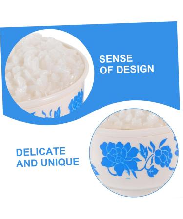 TOYANDONA 3pcs Simulated Rice Food Toys Models Decorative Cooked Rice Prop Simulated Cooked Rice Steamed Rice Model Simulation Cooked Rice Plastic Decor Fake Rice Ornaments Pvc Artificial 12.50X12.50X8.50CMx3pcs 1 - Buy Online on SooperMarket.com