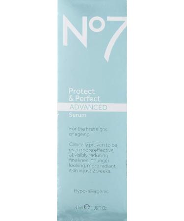 Boots No7 Protect & Perfect Advanced Anti Aging Serum - 1 oz Bottle - Buy Online on SooperMarket.com