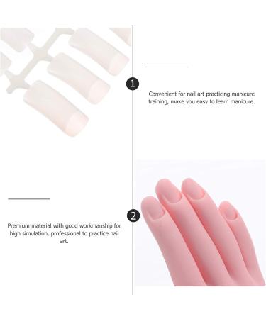 FOMIYES Nail Art Tools Set - Flexible Practice Hand Display for Manicure Training - Beginner DIY Manicure Tools - 8X22.5CM - Buy Online on SooperMarket.com