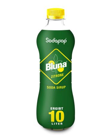 Sodapop Syrup Bluna Lemon quick & easy to prepare 1 bottle makes 10 L ready-to-drink 500 ml
