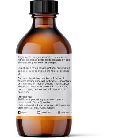 Yogti Sweet Orange Oil 120 milliliter Orange 120 ml (Pack of 1) - Buy Online on SooperMarket.com