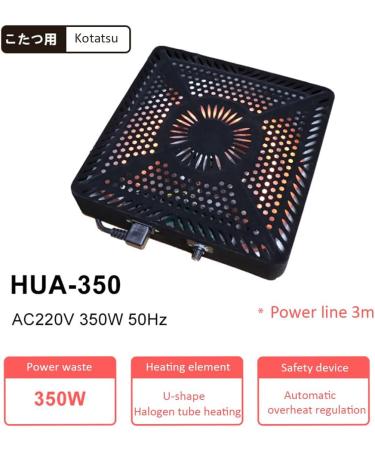 ZCBYBT Under Counter Suspension Heater 350W - Energy Saving & Quiet Foot Warmer for Komatsu - Buy Online on SooperMarket.com