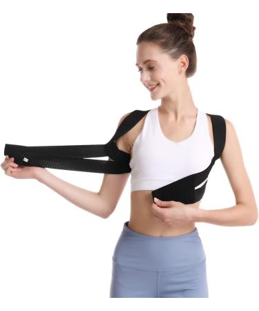Orthodontic Back Support Belt | Lumbar Support for Men & Women | Size M | Hump Relief | Black - Buy Online on SooperMarket.com