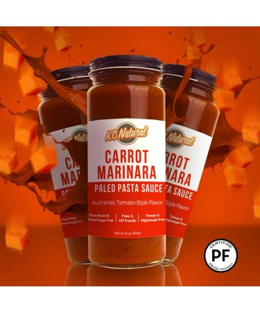 KC Natural Carrot Marinara Sauce Paleo & AIP Friendly 16 oz (Pack of 1) - Buy Online on SooperMarket.com