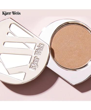 Kjaer Weis Powder Eye Shadow | Highly Pigmented Blue Eyeshadow | Organic & Cruelty-Free | Long-Lasting Blendable Clean Makeup - Buy Online on SooperMarket.com