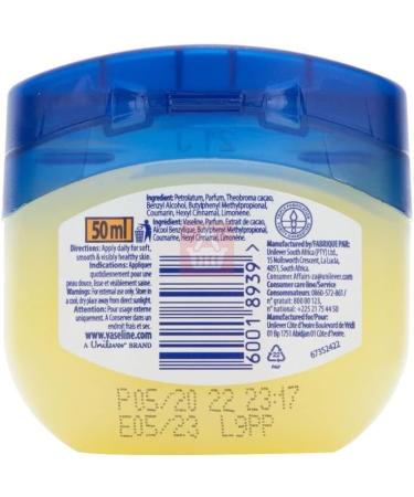 Buy Vaseline Blueseal Cocoa Butter Rich Conditioning Jelly 50ml - Hydrate & Nourish Skin | International Shipping Available - Buy Online on SooperMarket.com