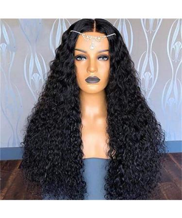 Buy Brazilian Remy Hair Wigs for Women | 24 Inch Long Wavy Lace Front Afro Curly 150% Density Natural Look - Buy Online on SooperMarket.com