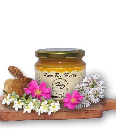Natural Creamed Pure and Raw Honey from ECO/BIO Area Unheated Unpasteraised Unfiltered Mountain Honey harvested in our own Bee Farm (Small 500 gram) 500 g (Pack of 1) 500.0