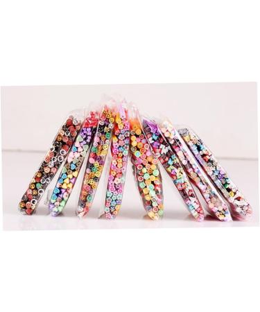 Soft ceramic stripPack Of 50 Cute Nail Art Canes Sticks Manicure Canes 3D Fruit Pattern Slices Perfect For Diy Crafts Cellphone Decoration Nail Art Decoration(Fruit) - Buy Online on SooperMarket.com