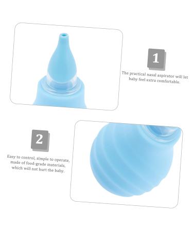 Kisangel Infant Nose Aspirator 3pcs - Baby Nasal Aspirator for Cleaner Nose - 8.6x4.2cm - Buy Online on SooperMarket.com