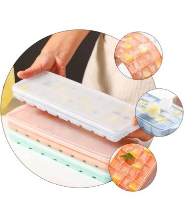 Cabilock 3pcs Silicone Ice Tray Mold Silicone Ice Trays Silicone Ice Maker Ice Cubes Ice Mold 25X10X2.5CM Assorted Color - Buy Online on SooperMarket.com