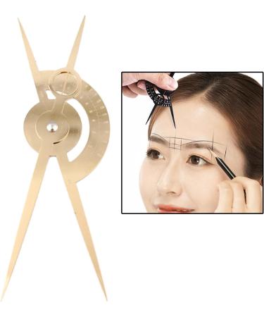 TOOYFUL Brake Caliper Professional Eyebrow Drawing Tool Removable Reusable Tag for Make Up Shaper DIY Symmetrical Tool - Gold - Buy Online on SooperMarket.com