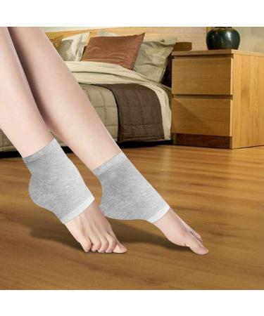 Buy 4 Pairs of Moisturizing Heel Socks - Sourceton Open Toe & Toless Cooling Gel Heel Repair Socks for Women | International Shipping - Buy Online on SooperMarket.com