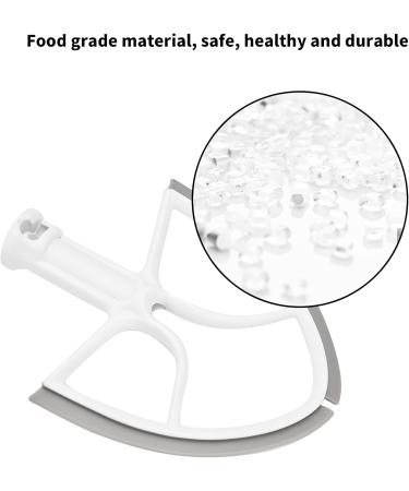 Plastic Flex Edge Beater for 5QT Bowl-Lift Stand Mixer Blender Whip Mixing Head Replacement Paddle Parts Kitchen Aid Mixer Attachment - Buy Online on SooperMarket.com
