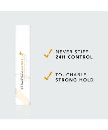 Sebastian Professional Shaper Hairspray Lightweight Control for 24 Hours of Medium to Strong Hold 10.6 oz Shaper Plus 55% Extra Hold - Buy Online on SooperMarket.com