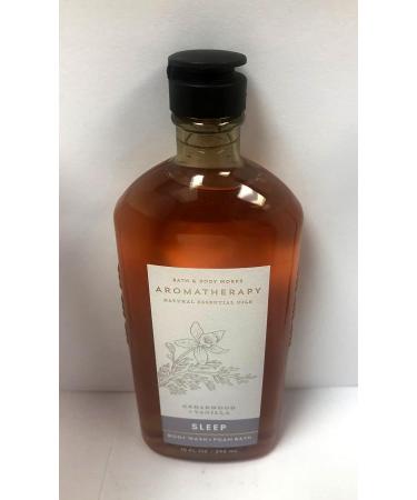 Bath and Body Works Aromatherapy Sleep Cedarwood and Vanilla Body Wash & Foam Bath 10 oz - Full Size - Buy Online on SooperMarket.com