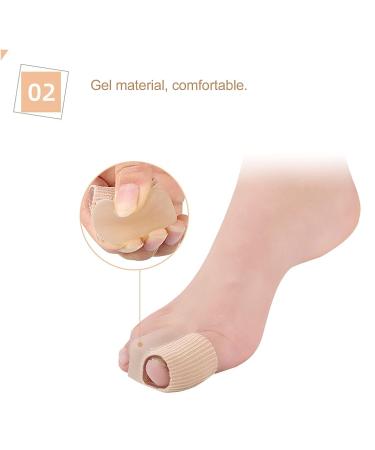 10pcs Toe Cushion Tube Set - Relief for Overlapping Toes, Bunions, and Blisters - Buy Online on SooperMarket.com