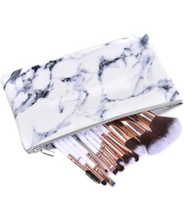 Baluue 12pcs Powder Marble Bristles Nylon Kit Brush Handle Makeup Cosmetics Synthetic - Buy Online on SooperMarket.com
