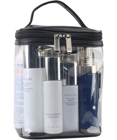 Premium Clear Make-Up Bag - Transparent Cosmetic Bag for Travel & Daily Use - Waterproof Beach Bag for Sunscreen & Skin Care - Haoguagua-TMB23 - Buy Online on SooperMarket.com
