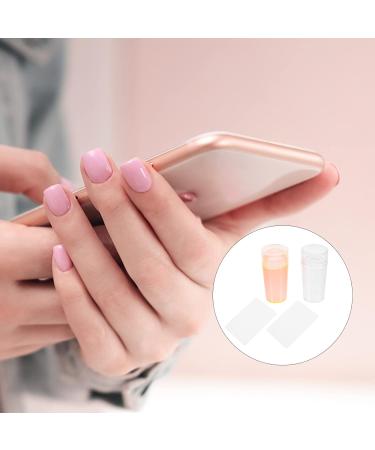 Buy Lurrose Nail Tools - 2 Sets Clear Nail Stamp & Silicone Stamping Jelly - Perfect for Salon & Home Manicure - Buy Online on SooperMarket.com