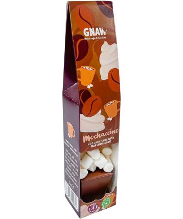 Gnaw Mixed Hot Chocolate Shot Trio - A Trio of Tempting Mochaccino Zesty Orange and Velvety Milk Chocolate Delights Sustainable Chocolate The Perfect Choc Gift - Buy Online on SooperMarket.com
