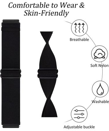 ShuYo 10 Pack Adjustable Nylon Wristbands for Fitbit Versa | Soft Breathable Replacement Bands for Women and Men | Wine, Blue, Malachite Green, Red, Water Orchid - Buy Online on SooperMarket.com