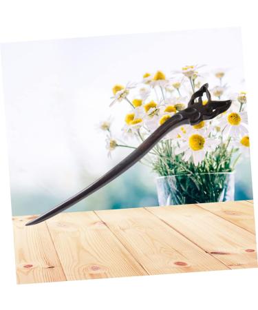 minkissy Japanese Hair Pin Head Pieces for Woman Hair Clip for Women Hair Chopsticks for Women Thick Hair Hair Chopstick Clip Japanese Hair Sticks Steamed Stuffed Bun Hairpin Headgear Ebony - Buy Online on SooperMarket.com