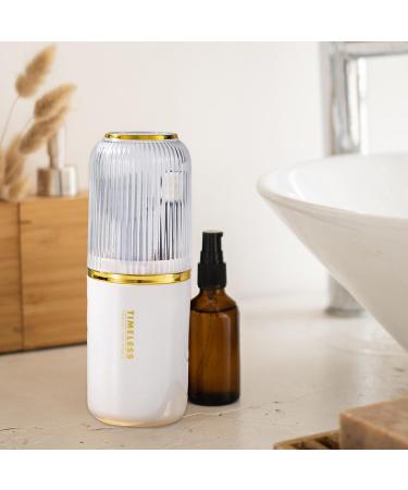 Mag IDeal 5x Travel Toothbrush Holder - Reusable Storage Container & Gurgling Cup for Business Trips | International Shipping Available - Buy Online on SooperMarket.com