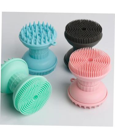 Angoily 1pc Three-in-one Bath Scalp Silica Gel Pink Washbasin - Buy Online on SooperMarket.com