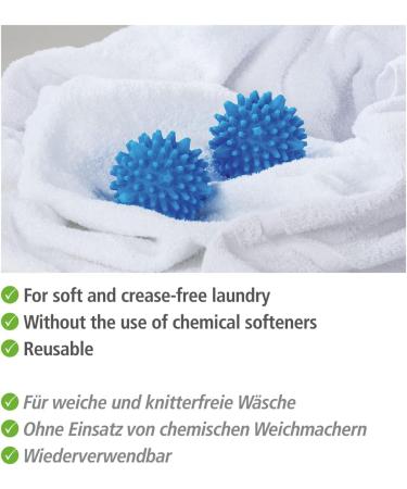 WENKO Dryer Balls Blue Diameter 7 cm Diameter 7 cm Blue - Buy Online on SooperMarket.com