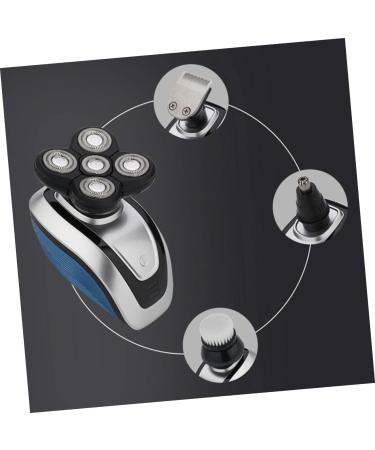 Angoily 5 Electric Shaver for Men - Efficient USB Rechargeable Razor with Car Adapter | Versatile Blades & Rotating Head - Buy Online on SooperMarket.com
