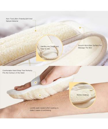 Loofah Exfoliating Back Scrubber for Men and Women - 31.5 inch Length - Deep Clean and Relax Your Body - Buy Online on SooperMarket.com