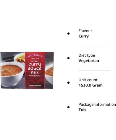 Mayflower Medium Chinese Curry Sauce Mix 255g - Pack of 1 - Buy Online on SooperMarket.com