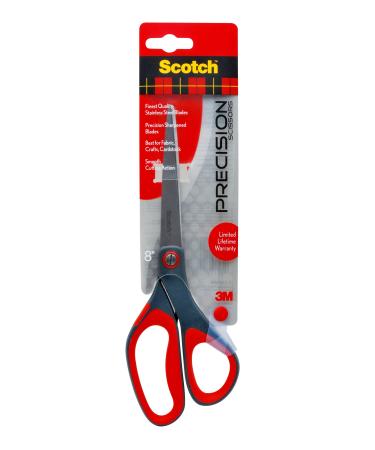 Scotch 8" Precision Scissors, Great for Everyday Use (1448)