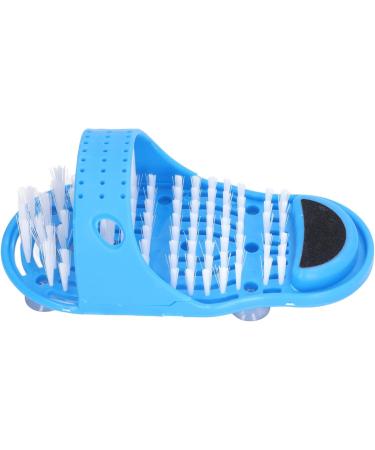 Shower Foot Scrubber for Simple Feet Cleaning Foot Washer for Shower Floor Mat with Suction Cups Removes Dead Skin Improves Relieves Pressure Blue - Buy Online on SooperMarket.com