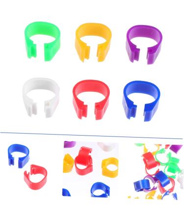 400 Pcs Pigeon Foot Ring Pigeon Supplies Number Baby 1X0.5cmx2pcs Colorfulx2pcs - Buy Online on SooperMarket.com