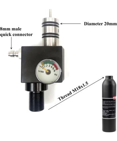 Airforce Valve Regulator for Paintball Tank Charging System 4500psi - Buy Online on SooperMarket.com