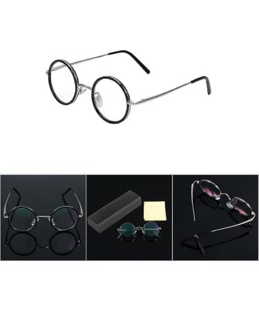 Pongnas Unisex Retro Round Reading Glasses - Stylish 150-Degree Magnifying Specs for Men & Women - 45mm Width - Buy Online on SooperMarket.com
