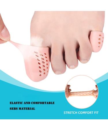 HEIMEABI Gel Toe Protector - Silicone Toe Caps for Corns, Blisters & Ingrown Toenails - Pain Relief & Foot Soak - Purple Medium - Buy Online on SooperMarket.com