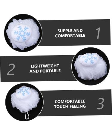 CANIGHT 2pcs Bath Ball Loofah - Exfoliating Sponge & Cute Xmas Themed Shower Puff - Ideal for Holiday Gifts - Buy Online on SooperMarket.com