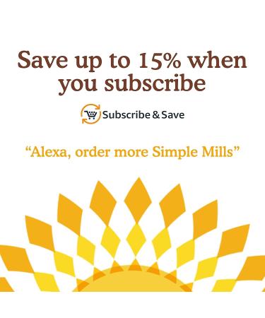Simple Mills Almond Flour Crackers Fine Ground Sea Salt Snack Packs - Gluten Free Vegan Healthy Snacks 4.9oz (Pack of 6) - Buy Online on SooperMarket.com